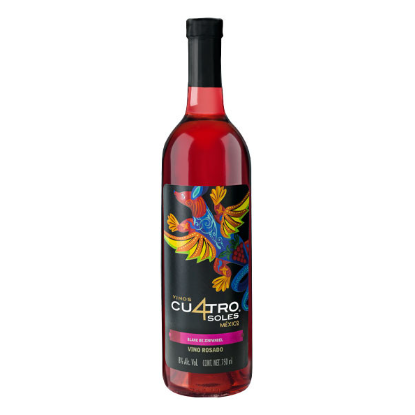 VINO CUATRO SOLES BLANC ZINFAND 750MLx12