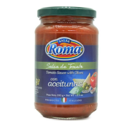 Salsa Roma Vidrio C/Aceitunas 350g