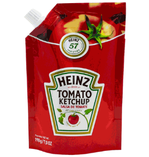 Salsa de tomate heinz doy pack 198g