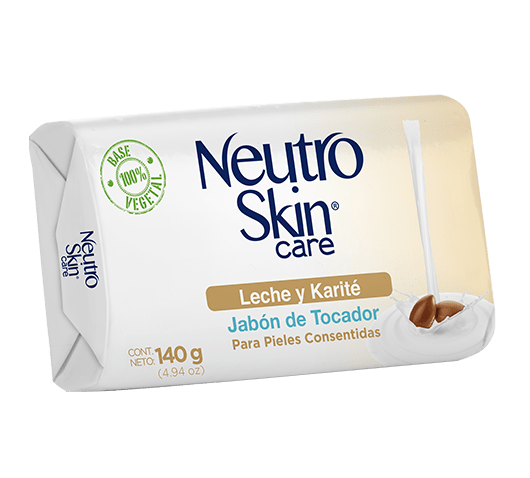 Jabon de tocador Neutro Skin care leche y Karite 110g