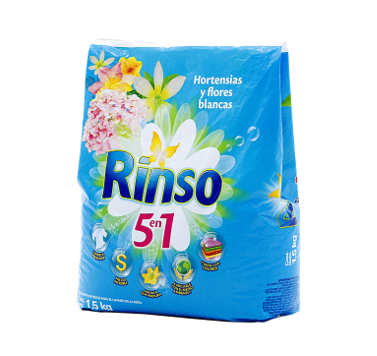 Detergente Rinso Hortensias 2300g
