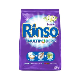 Detergente Jazmin Noche Orquideas Rinso 450g
