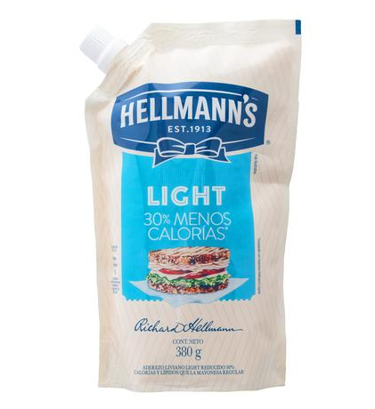 Mayonesa Hellmans  light 380g
