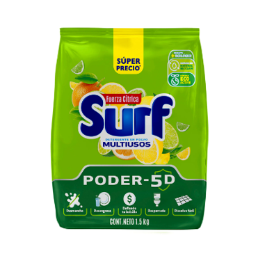 Detergente Surf Fuerza Citrica 1500g