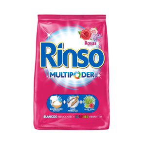 Detergente Rinso Rosas 900g