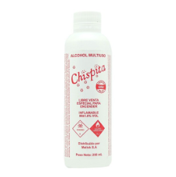 Alcohol 250mL  Chispita Blanco