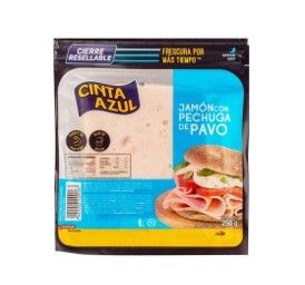 Jamon Pechuga de Pavo Cinta Azul 250g