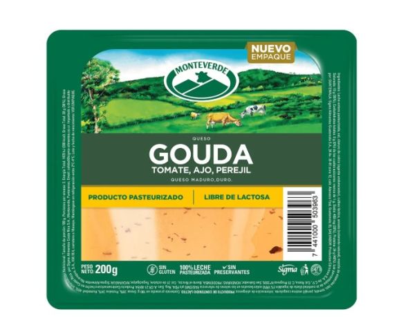 Queso Gouda Tomate ajo perejil 200 g