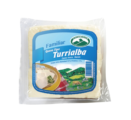 Queso Turrialba  500g MOnteverde