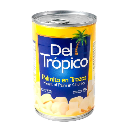 Palmito en trozos del Tropico 400g