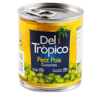 Petit pois del tropico 215g