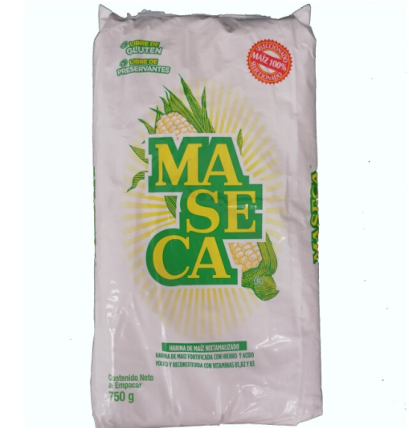 Harina de Maíz masa Maseca bolsa 750g