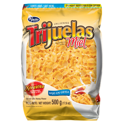Cereal Trijuelas Miel Jack´s 500g
