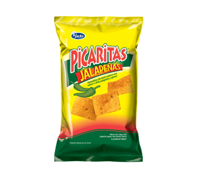 Tostaditas de Maíz Picaritas Jalapeñas Jacks 150g