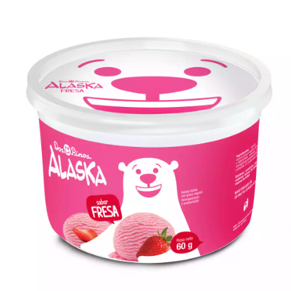 Helado Alaska 60g Fresa