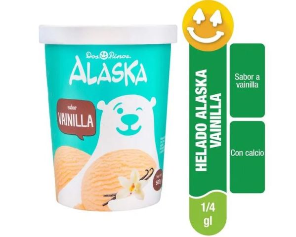 Helado Alaska 1/4g Vainilla
