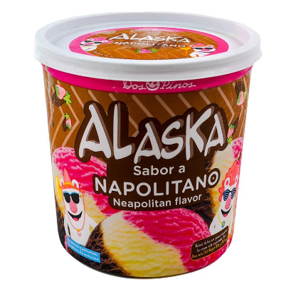 Helado alaska napolitano 1/4