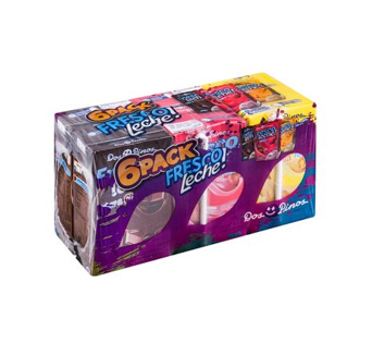 Fresco Leche Surtido 6 Pack Dos Pinos 250 ML C/U