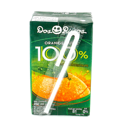 Jugo Naranja 100% c. Fibra Dos Pinos 250ml