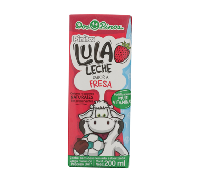 Leche Sabor a Fresa Lula Dos PInos 200mL