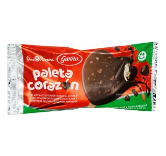 Paleta Corazón Dos Pinos 65g