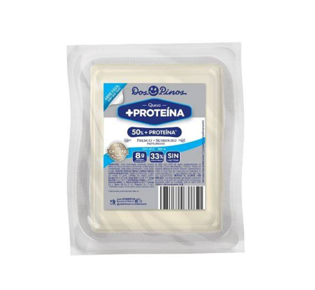 Queso Semiduro +Proteína, Marca Dos Pinos, 300g