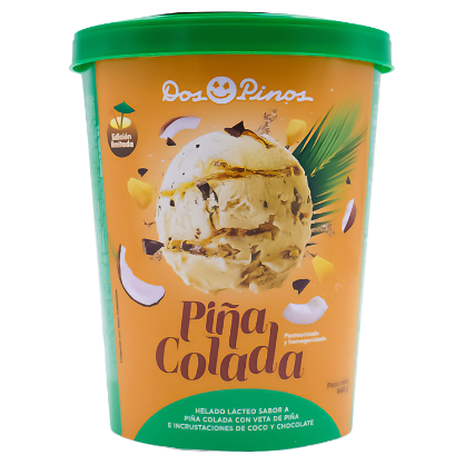 Helado Piña Colada   Dos Pinos  540g