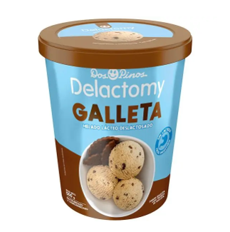 Helado Delactomy Galleta 500g