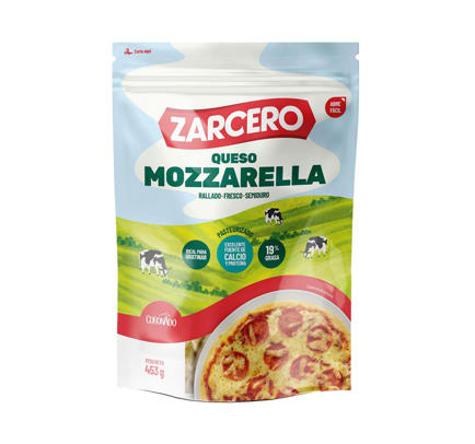 Queso Mozzarella rallado Zarcero 450g