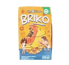 Refresco Briko Sabor Frutas, Marca Dos Pinos, 250ml