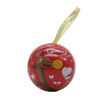 Choco Bolas Navideñas colgantes Dos Pinos Rojo 59,5G