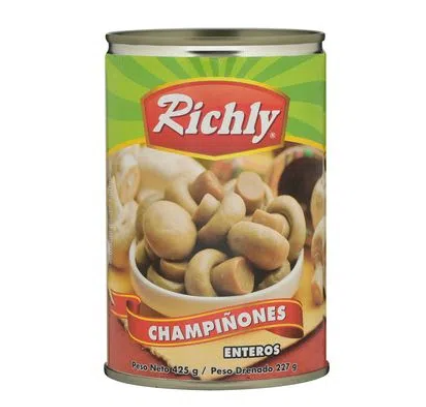 Hongo entero richly 425g