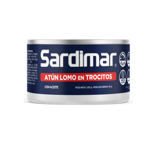 Atun trozos en aceite  Sardimar 105g