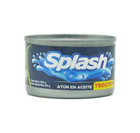 Atun en aceite trocitos Splash lata 105g
