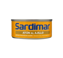 Atun Lomo en Trozos al ajillo Sardimar 140g