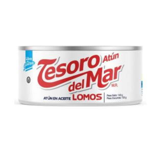 Atun en Lomos Tesoro del Mar blanco 140g