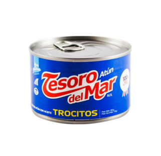 Atun en aceite Trocitos  Tesoro del Mar 230g