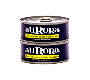 Atún Trocitos en Aceite  Aurora 2pack 140g