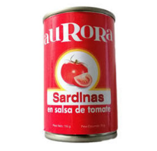 Sardina en Salsa de Tomate Dulce  Aurora 160g