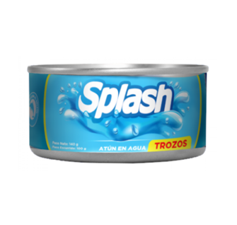 Splash Atun trocitos en agua 140g