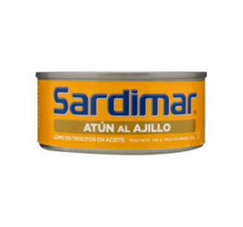 Atún Lomo En Trocitos Aceite Sardimar Al Ajilo 140g