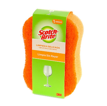 Fibra Scoth Bright Doble Uso Cero Rayas