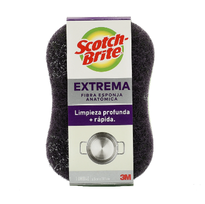 Fibra Doble Uso Extrema Scotch Brite 3M  6.5x10.1