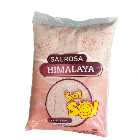 Sal rosada Himalaya Sol cristal fino 400g