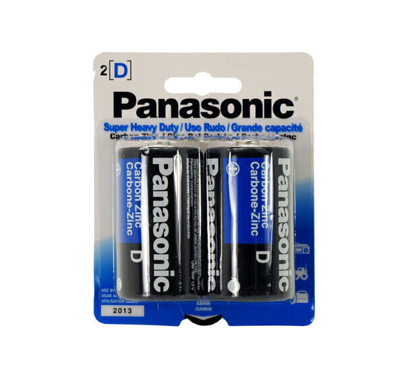 Bateria Panasonic Azul D 2 pack Grande