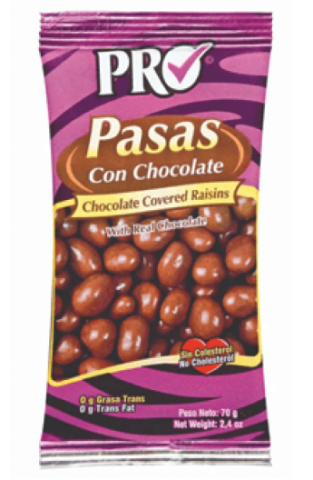 Pasas con Chocolate