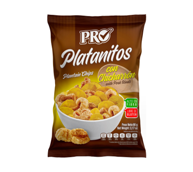 Platano Con Chicharron Pro 90g