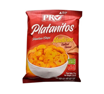 Platanos Maduros Salados Marca Pro 45g