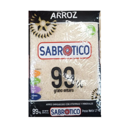 ARROZ SABROTICO 99% BOLSA 1.7KG
