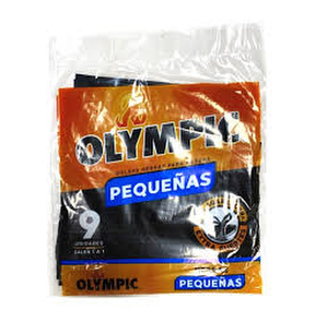 Bolsa Basura Olympic negra pequeñas 43cm ancho 48cm